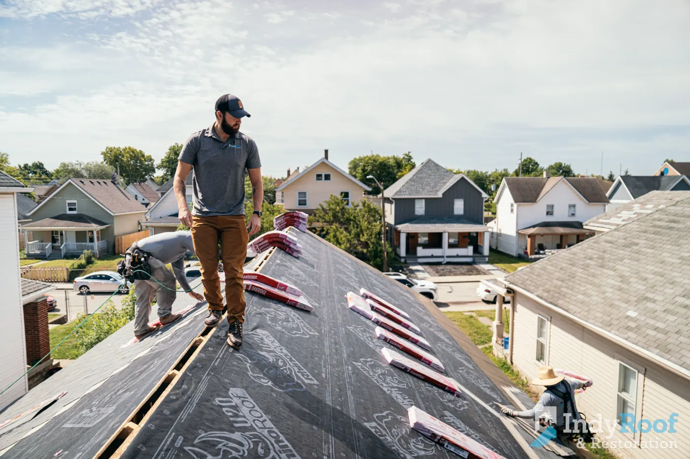 Roofing by Rossville Roofing near Crawfordsville, IN